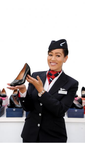 <ul>
<li>Style: Aerobics Vanair Polished Leather</li>
<li>Company: BA</li>
</ul>