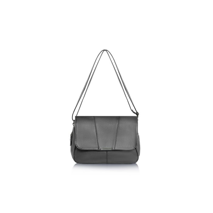 2590 SMALL COMPACT GREY CREW HANDBAG