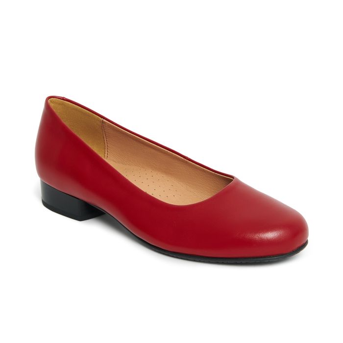 CREW SHOES 8587 RED WIDER FIT