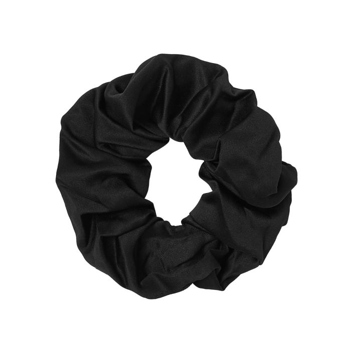 MOLLY & ROSE BLACK SATIN SCRUNCHIE