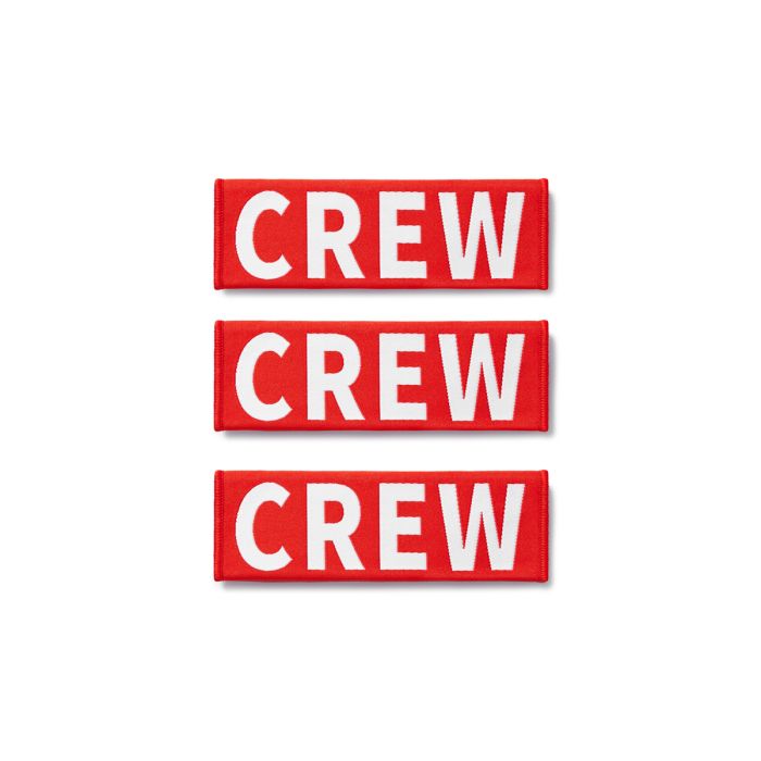 SET OF 3 RED CREW LUGGAGE HANDLE WRAPS