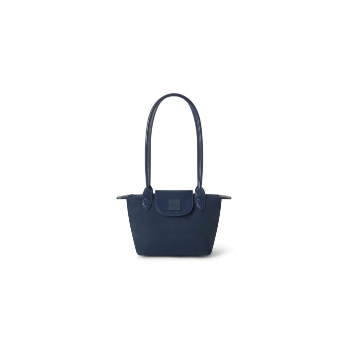 DOWN ROUTE 006 SMALL NAVY TOTE BAG