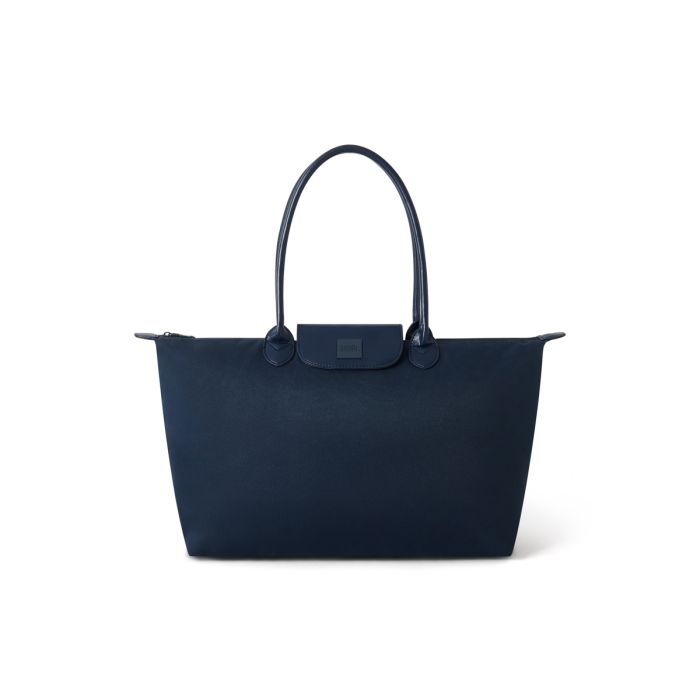 DOWN ROUTE 008 LARGE NAVY TOTE/TOPPER BAG