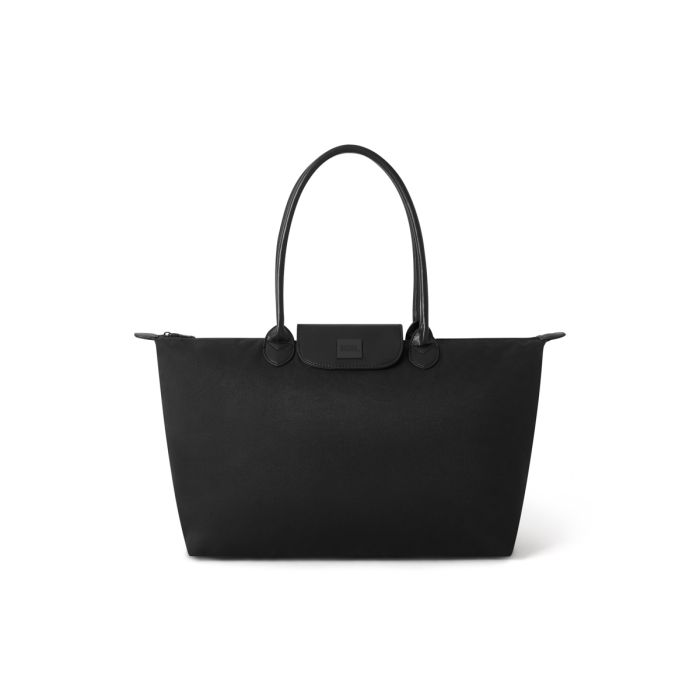 DOWN ROUTE 008 LARGE BLACK TOTE/TOPPER BAG
