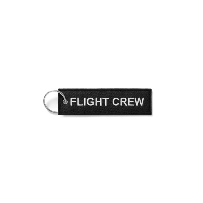 SINGLE BLACK FLIGHT CREW TAG