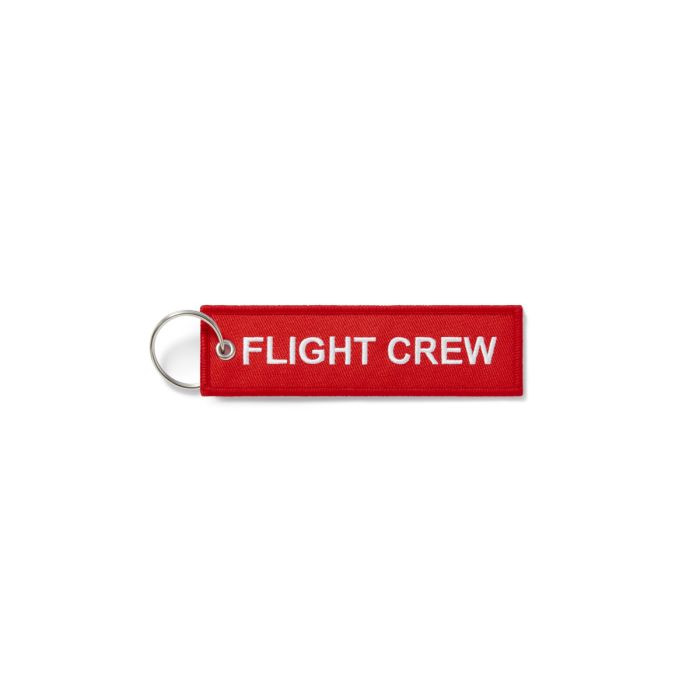 SINGLE RED FLIGHT CREW TAG