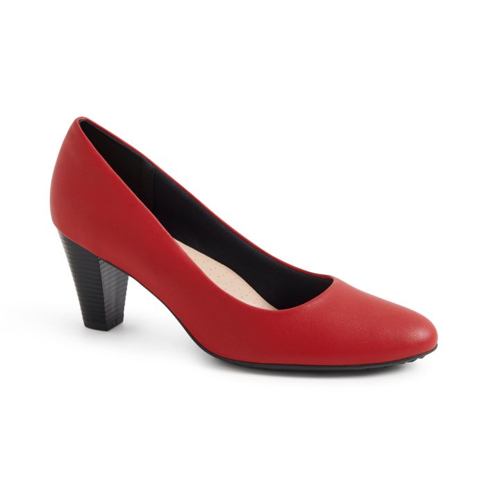 PICCADILLY 700061B RED  (Black Heel)