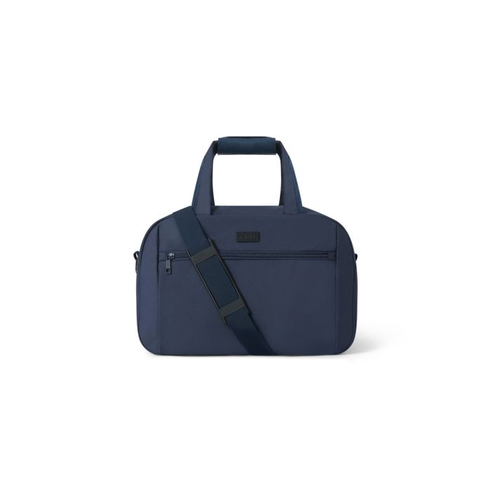 T-23059 SMALL NAVY BLUE CREW TOPPER BAG WITH POCKET SLEAVE T0 FIT OVER SUITCASE HANDLE
